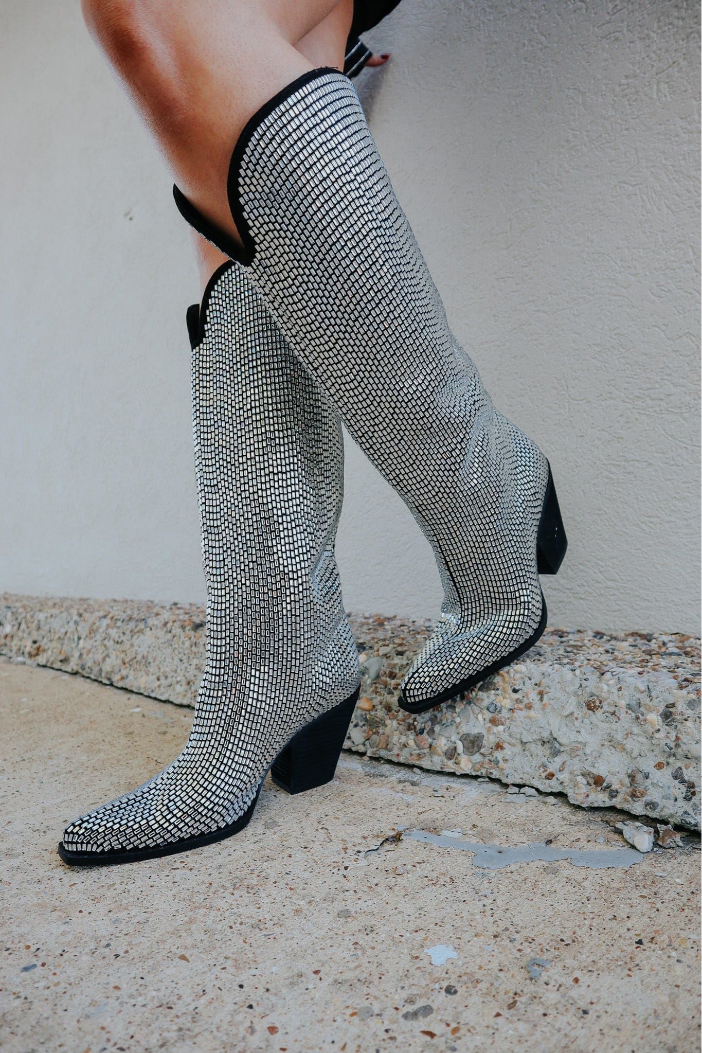 White disco boots on sale women's