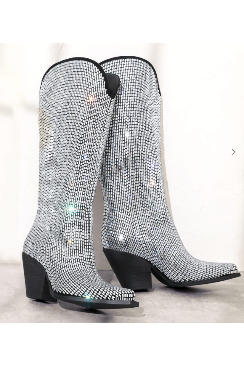 Silver disco outlet boots