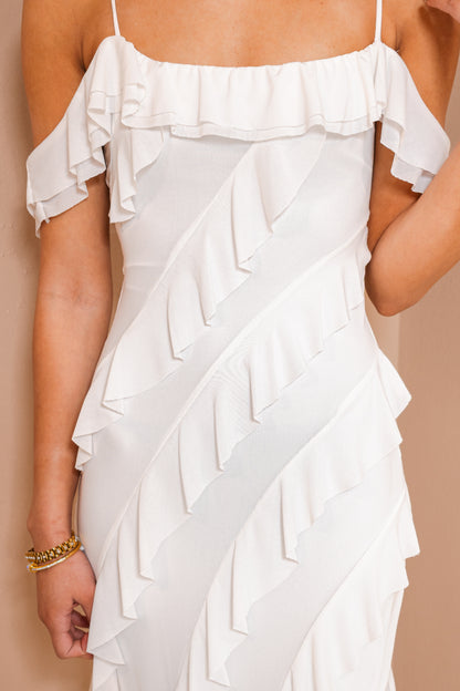 Dreamscape Ruffle Maxi Dress