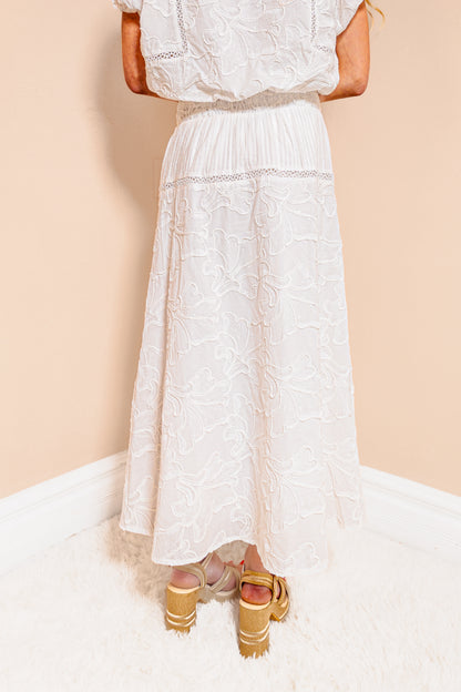 Skyline Embroidered Skirt