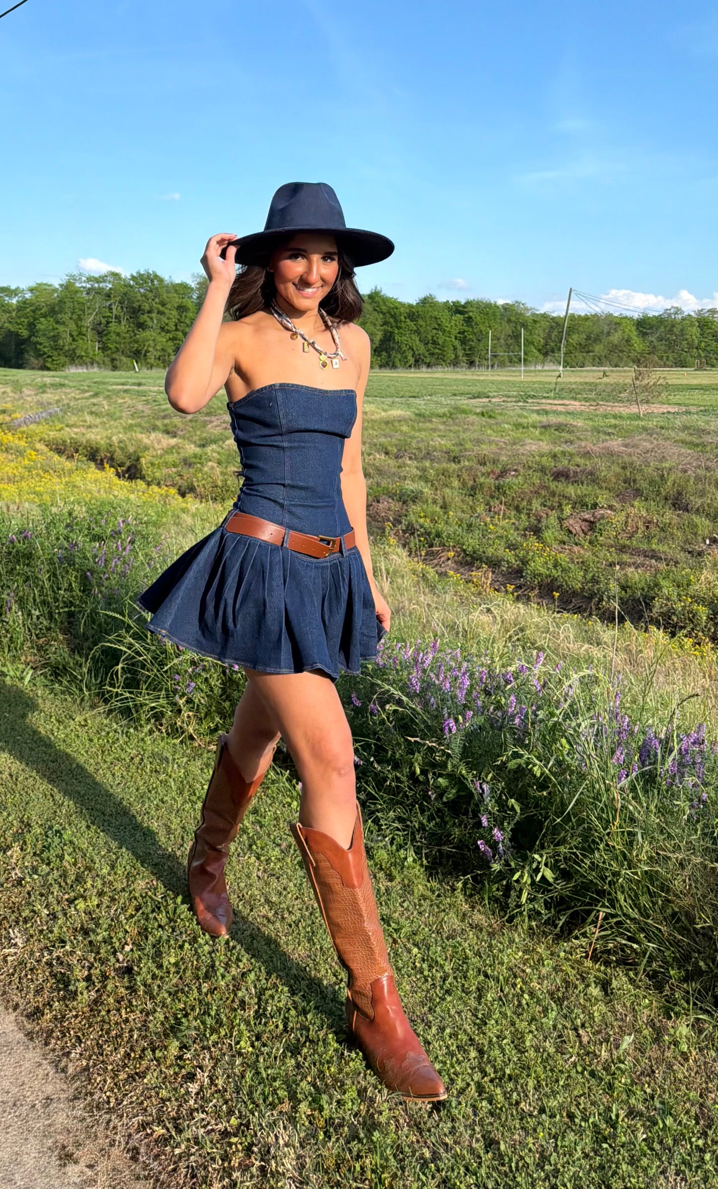 Blue Jean Baby Mini Dress