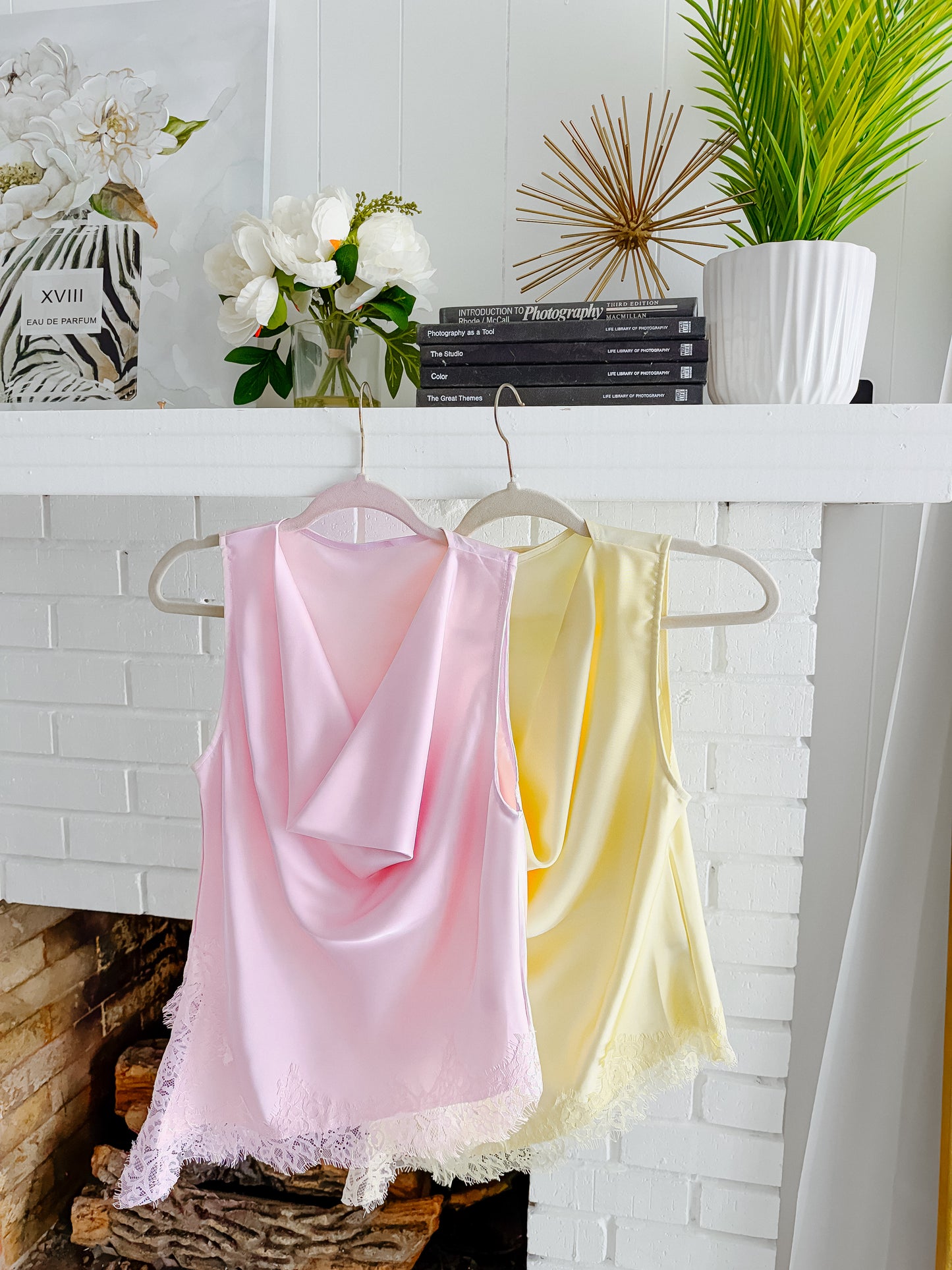 Lace & Light Drape Tank