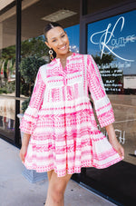Elan Linen Tribal Dess-Dresses-KCoutureBoutique, women's boutique in Bossier City, Louisiana