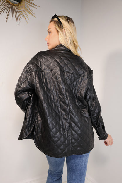 Elan Black Diamond Quilted Jacket