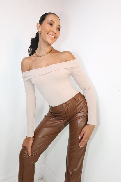 Elevated Off Shoulder Bodysuit