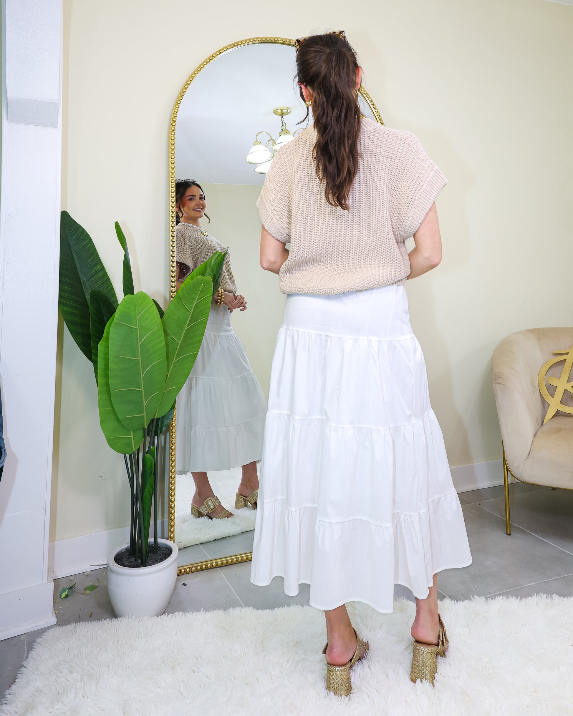 linen knit dress Linen Blend Knit Dress: Sleeveless Midi Dress