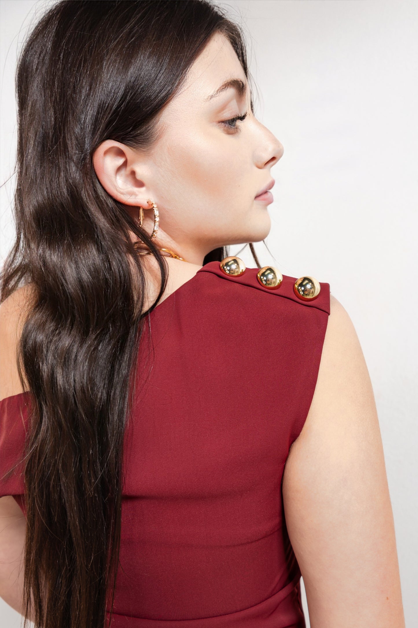 Endless Rose Evening Rouge Accented Mini Dress