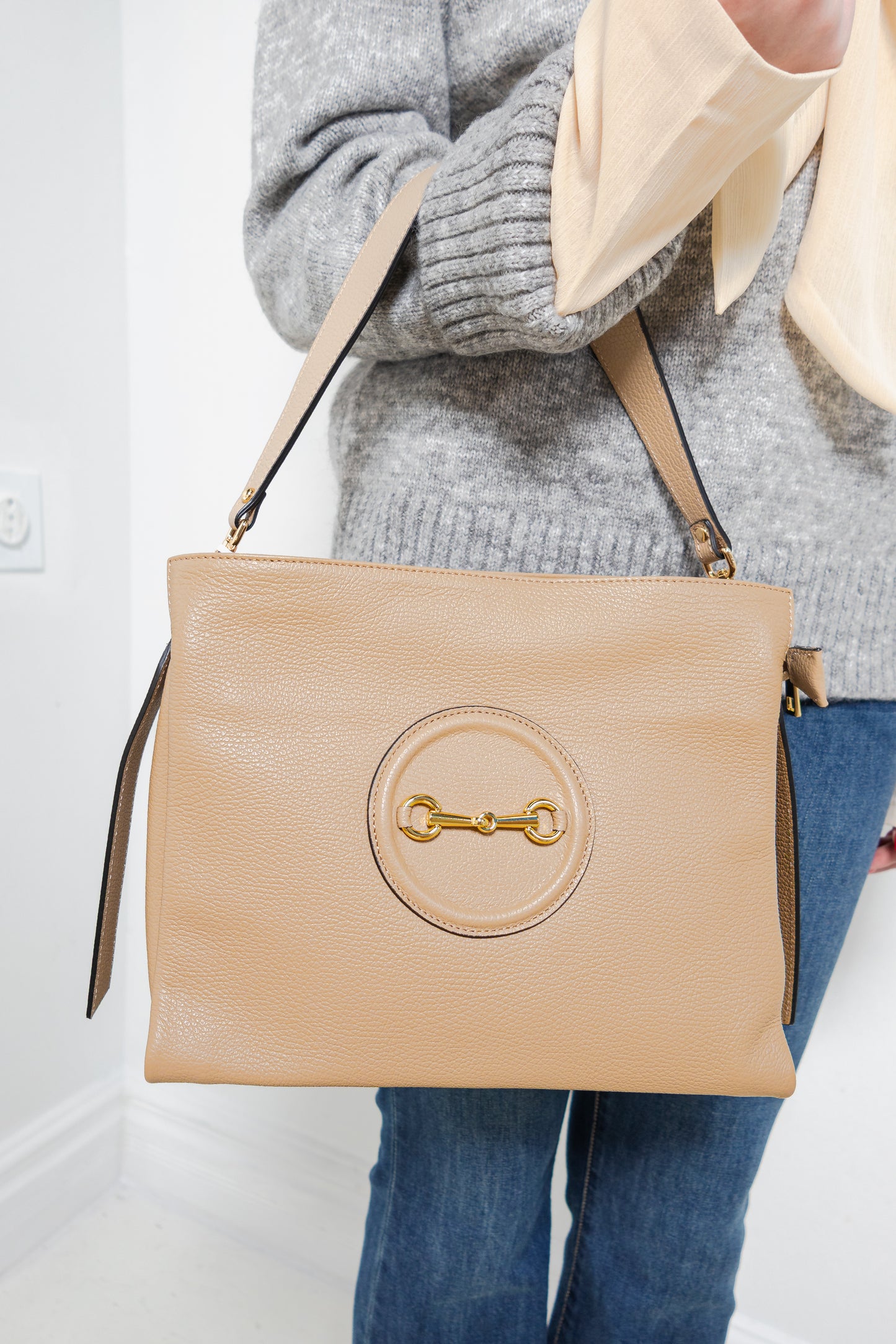 German Fuentes Italian Leather Handbag