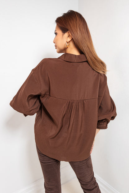 English Factory Balloon Sleeve Blouse