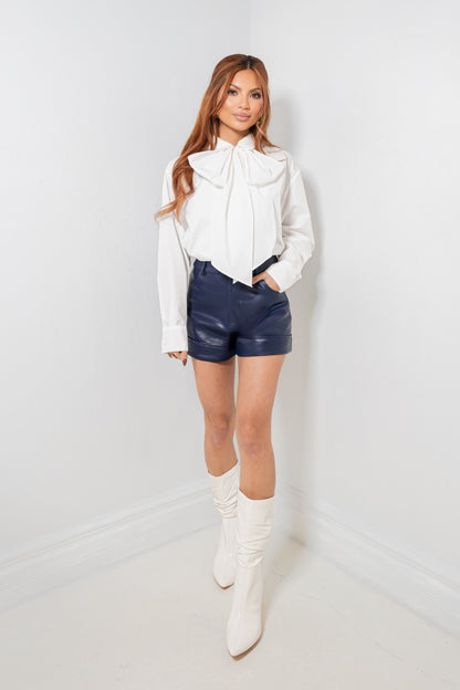 English Factory Bow Button Up Shirt