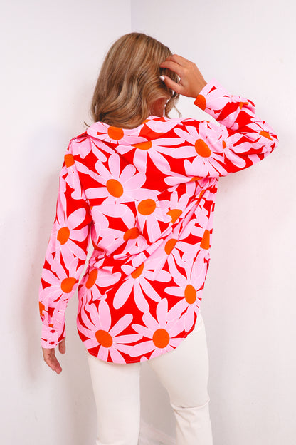 English Factory Daisy Daze Button Down Top