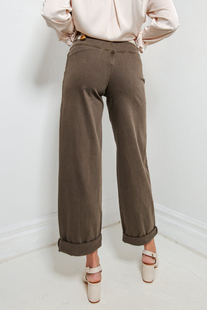 Lysse Penelope Curved Cuffed Denim Jeans