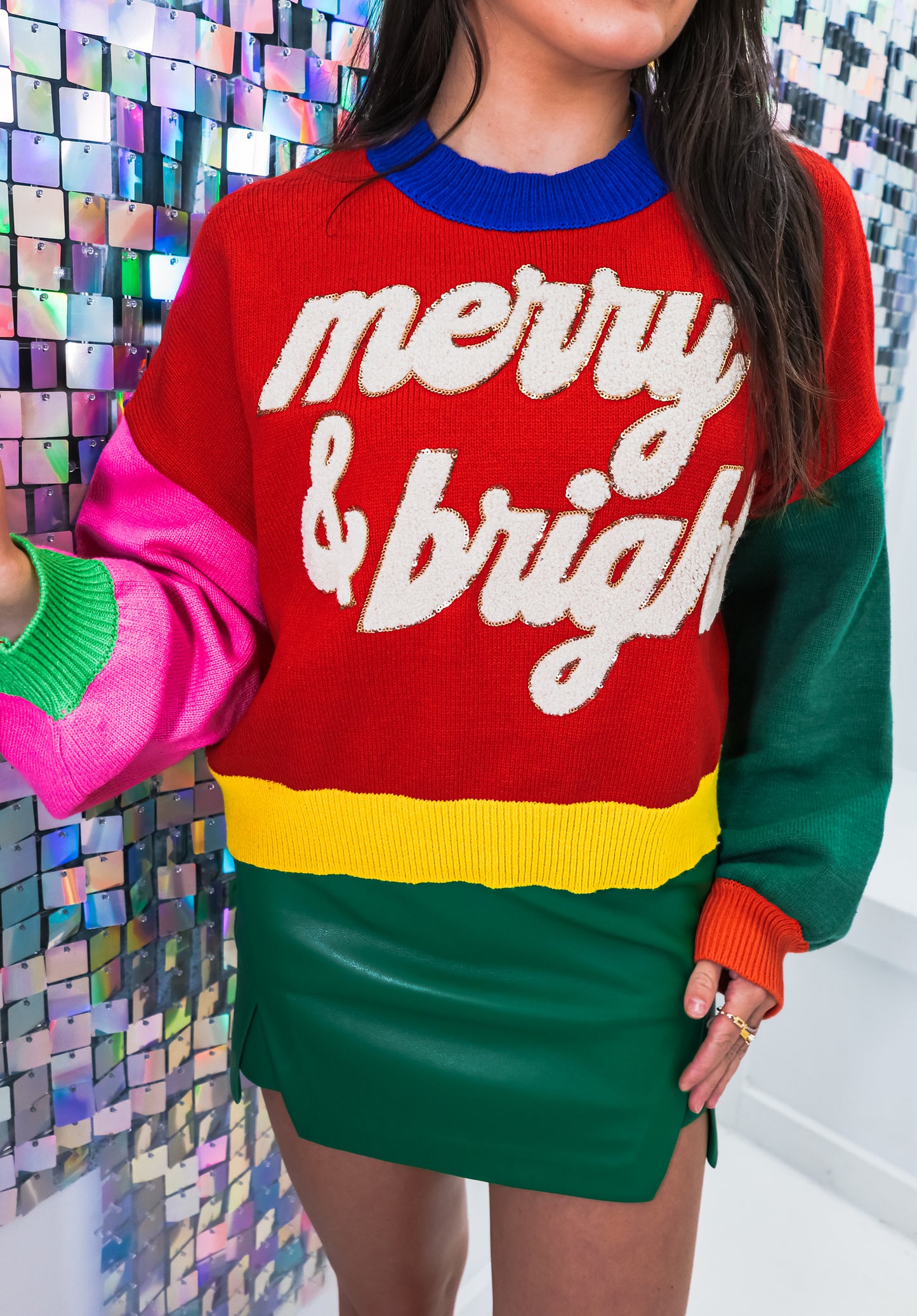 Queen Of Sparkles 'Merry and Bright' Sweater