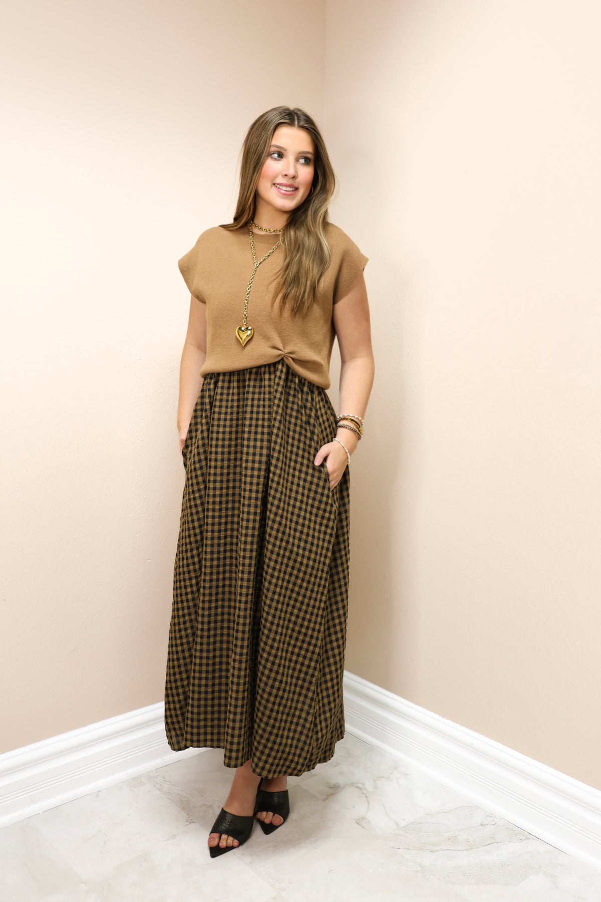 Harvest Charm Detachable Sweater Midi Dress