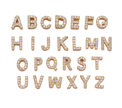 Kinsey Gold Filled Letter Slide Charms