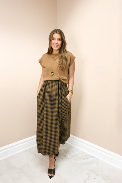 Harvest Charm Detachable Sweater Midi Dress