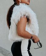 Fauxever Fur Crop Vest-Outerwear-KCoutureBoutique, women's boutique in Bossier City, Louisiana