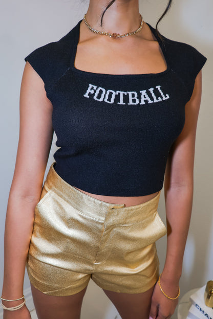 "Football" Knit Baby Tee