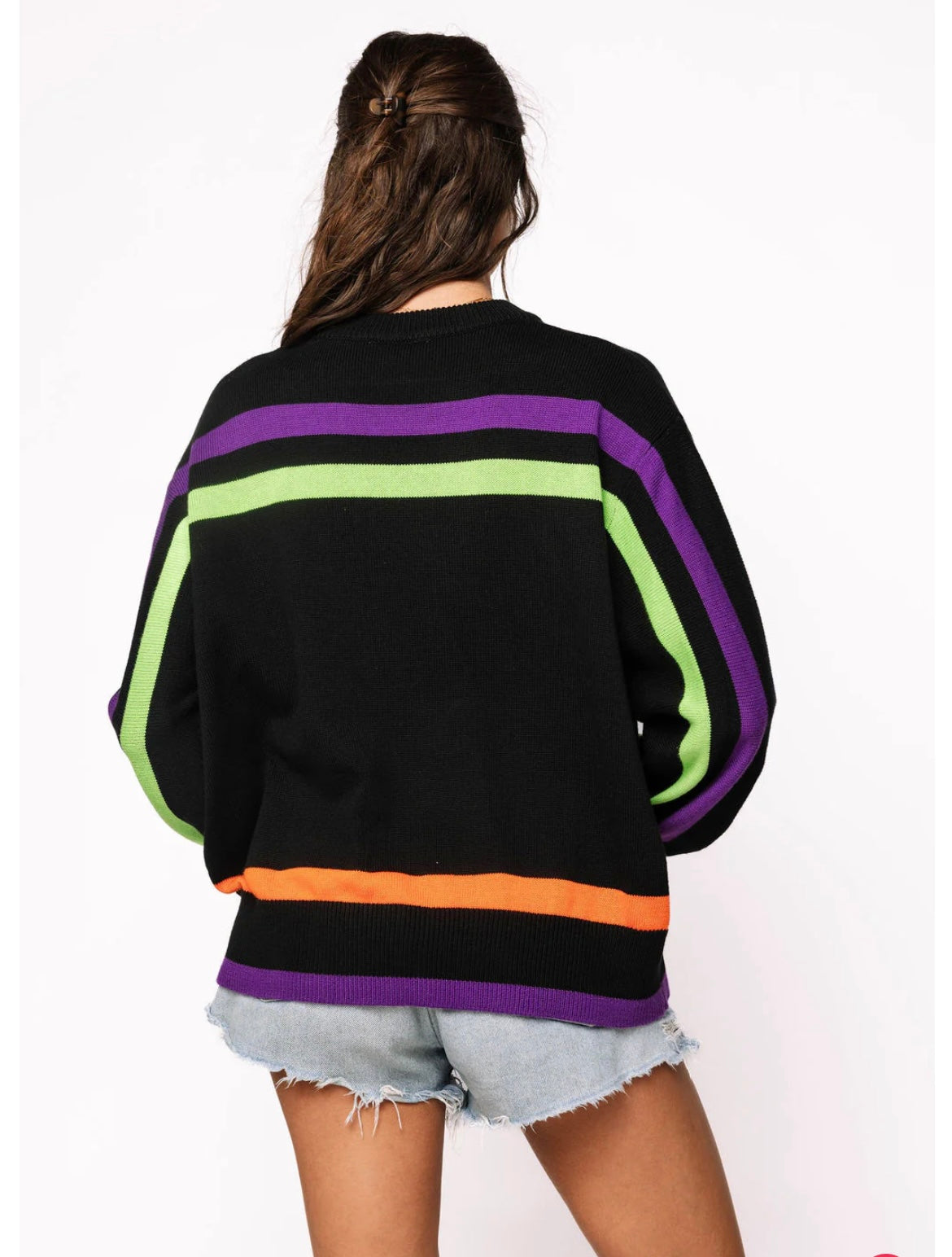 Queen of Sparkles Striped 'Hocus Pocus' Sweater