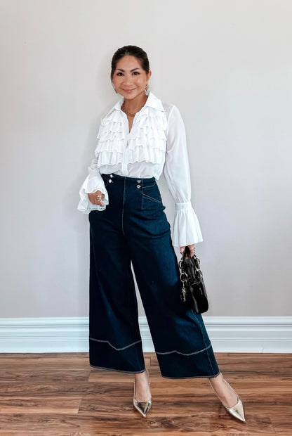 Love Story Ruffled Blouse