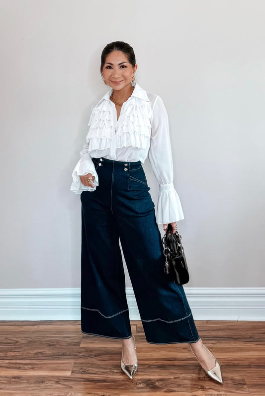 Love Story Ruffled Blouse
