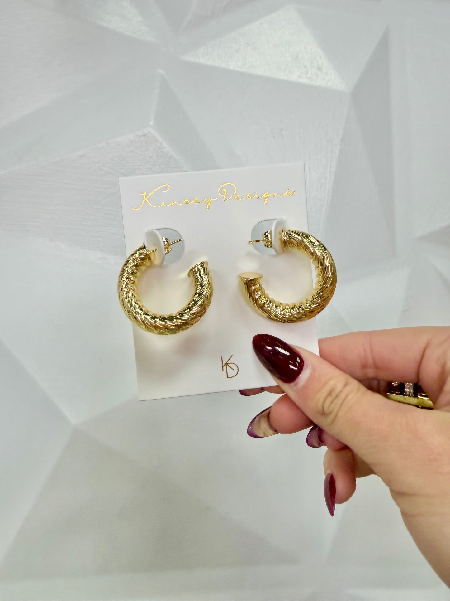 Kinsey Jasmine Gold Hoops