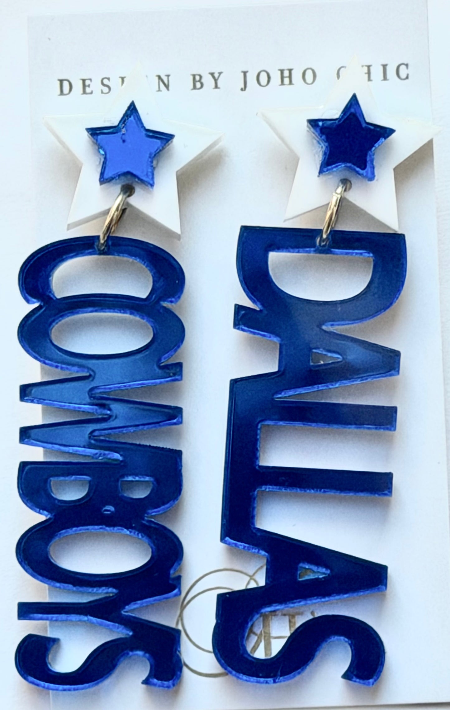 Design By Joho Chic Dallas Cowboys Earrings