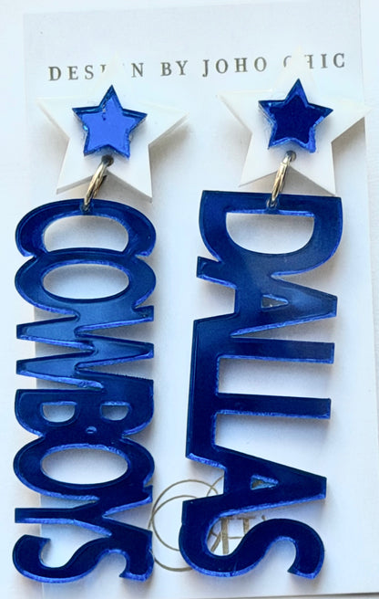 Design By Joho Chic Dallas Cowboys Earrings