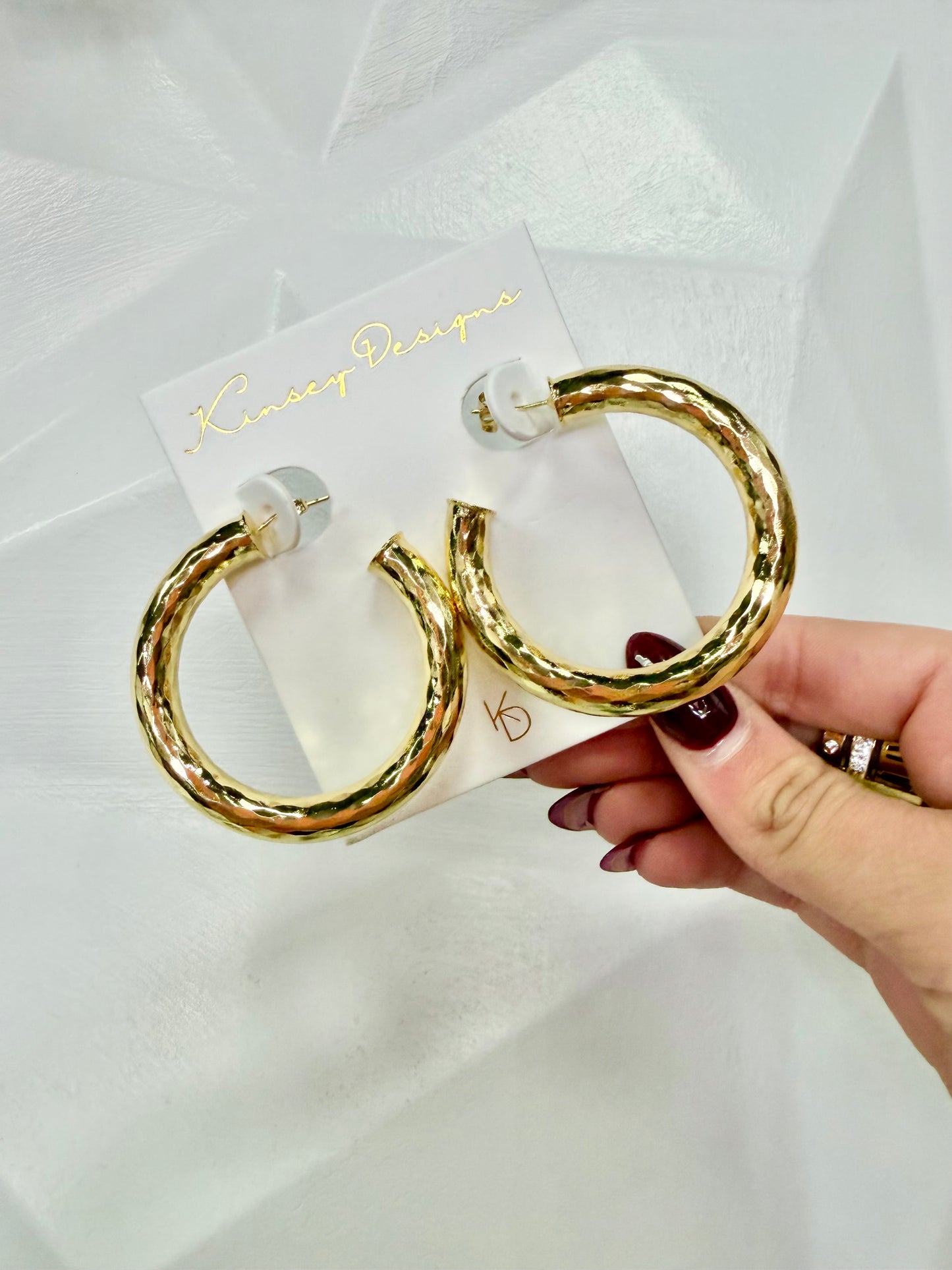Kinsey Jasmine Gold Hoops