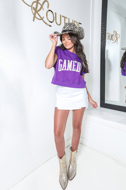 Game Day Girl Boxy Cropped Top
