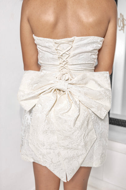 Garden Gala Jacquard Mini Dress