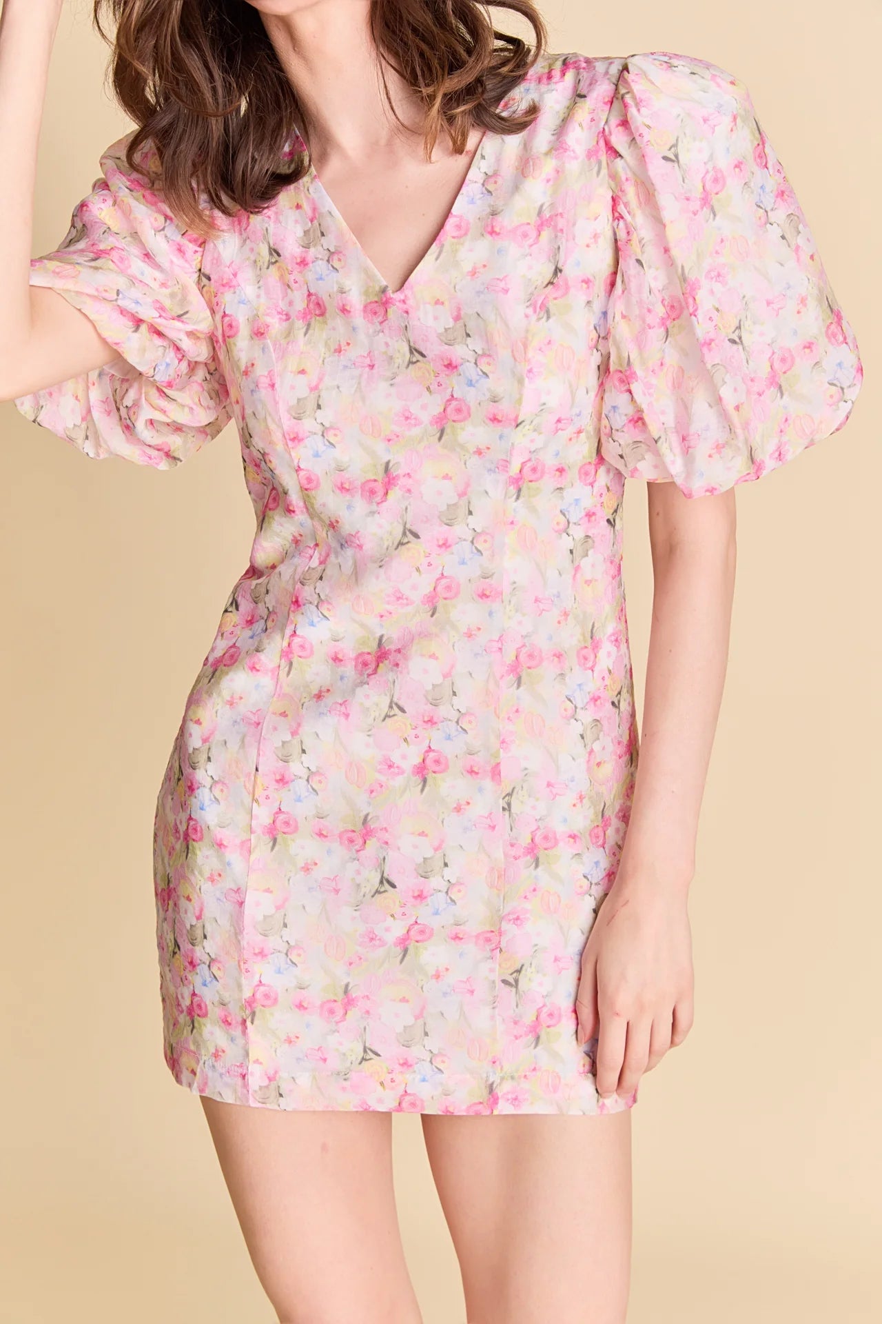 Blooms Belle Puff Sleeve Dress