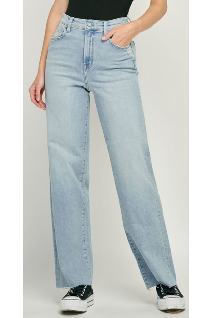 Hidden Logan Classic Stretch Dad Jeans-Apparel & Accessories-KCoutureBoutique, women's boutique in Bossier City, Louisiana