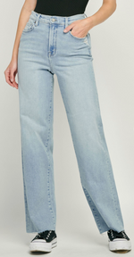 Hidden Logan Classic Stretch Dad Jeans-Apparel & Accessories-KCoutureBoutique, women's boutique in Bossier City, Louisiana