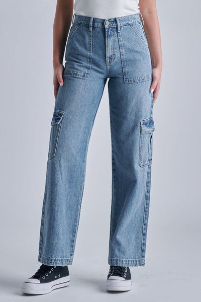 BDG Urban Outfitters Logan Loose Fit Womens Jeans - LT BLAST