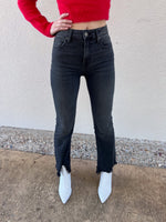 Hidden Step Hem Happi Crop Flare Jeans-Bottoms-KCoutureBoutique, women's boutique in Bossier City, Louisiana