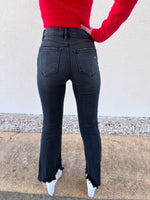 Hidden Step Hem Happi Crop Flare Jeans-Bottoms-KCoutureBoutique, women's boutique in Bossier City, Louisiana