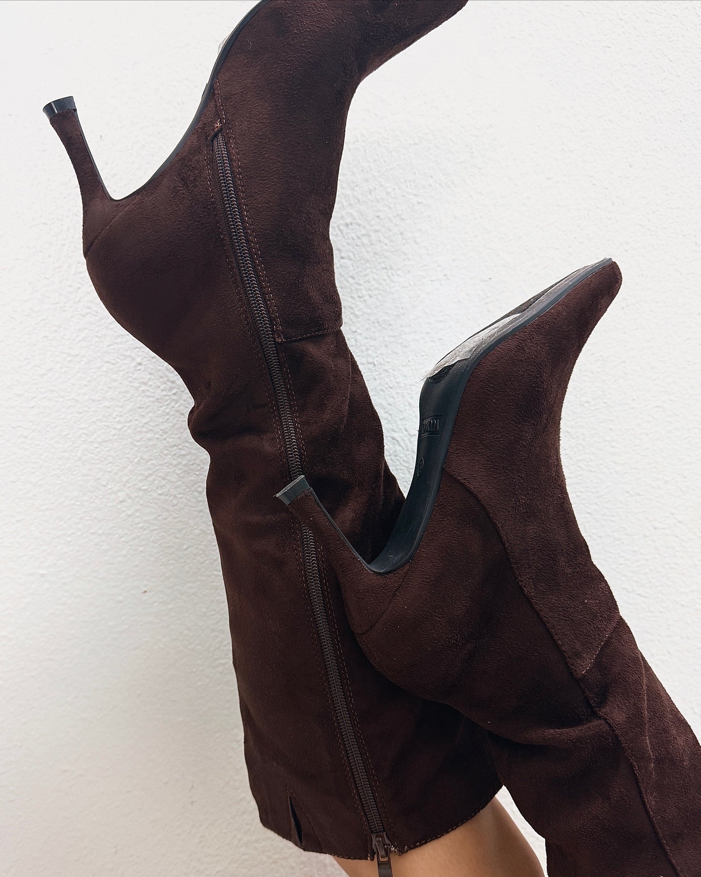 Brownie Points Suede Kitten Heel Boots