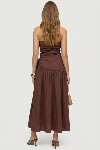 Brunch Date Cotton Midi Dress