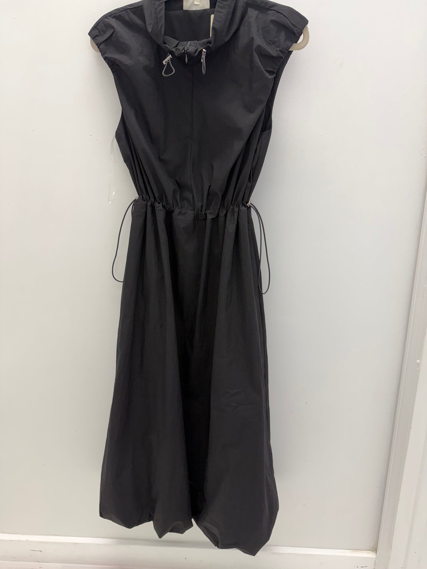 City Stroll Drawstring Midi Dress