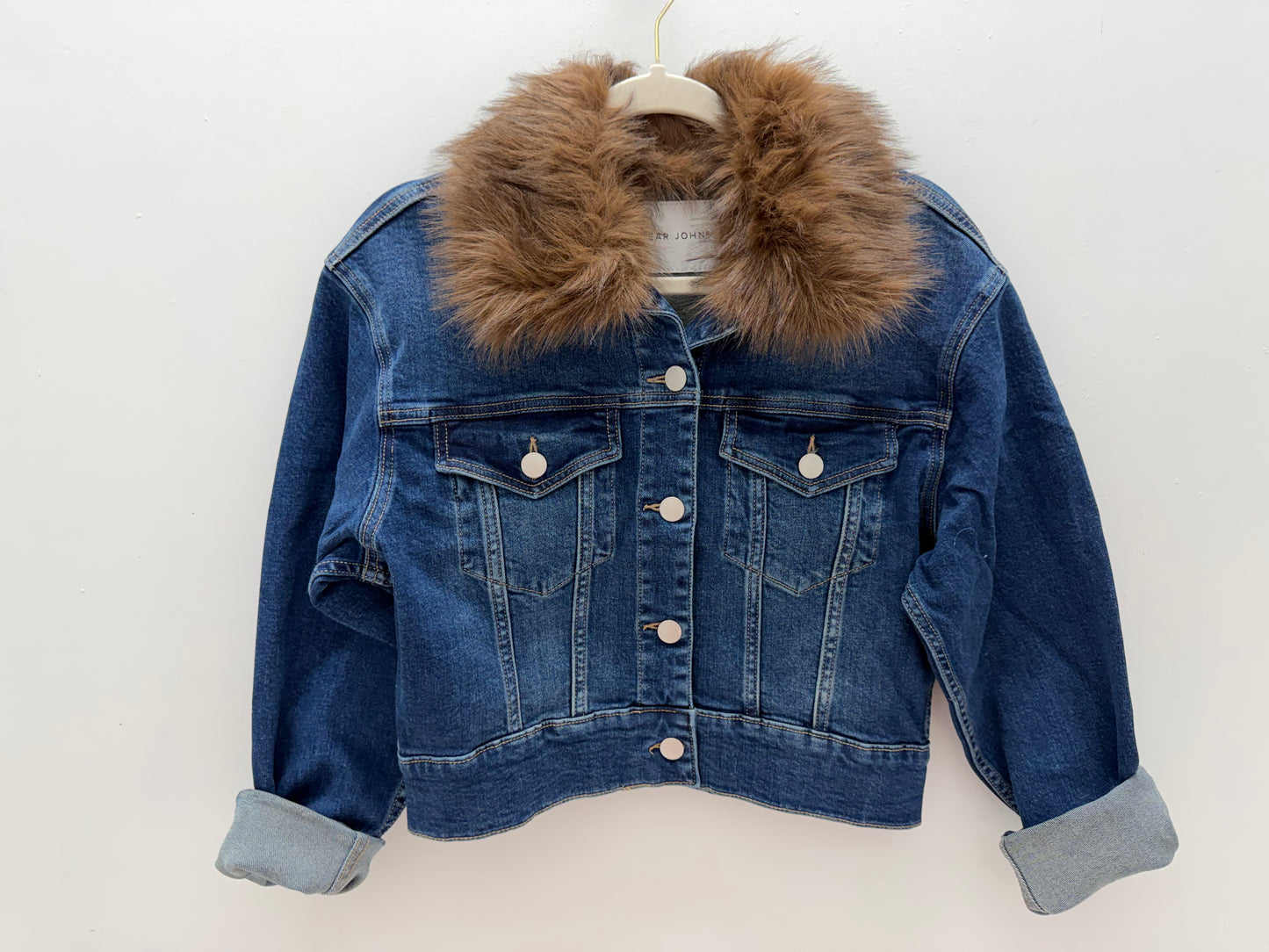 Dear John Après Denim Faux Fur Jacket
