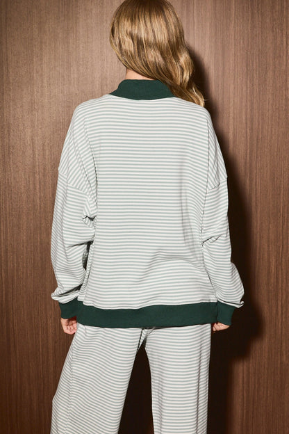 Merry Stripes Pullover Top