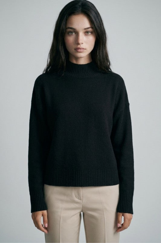 Cozy Luxe Mock Neck Sweater