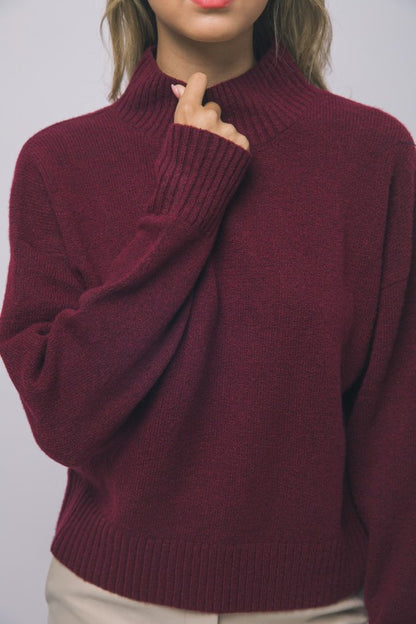 Cozy Luxe Mock Neck Sweater