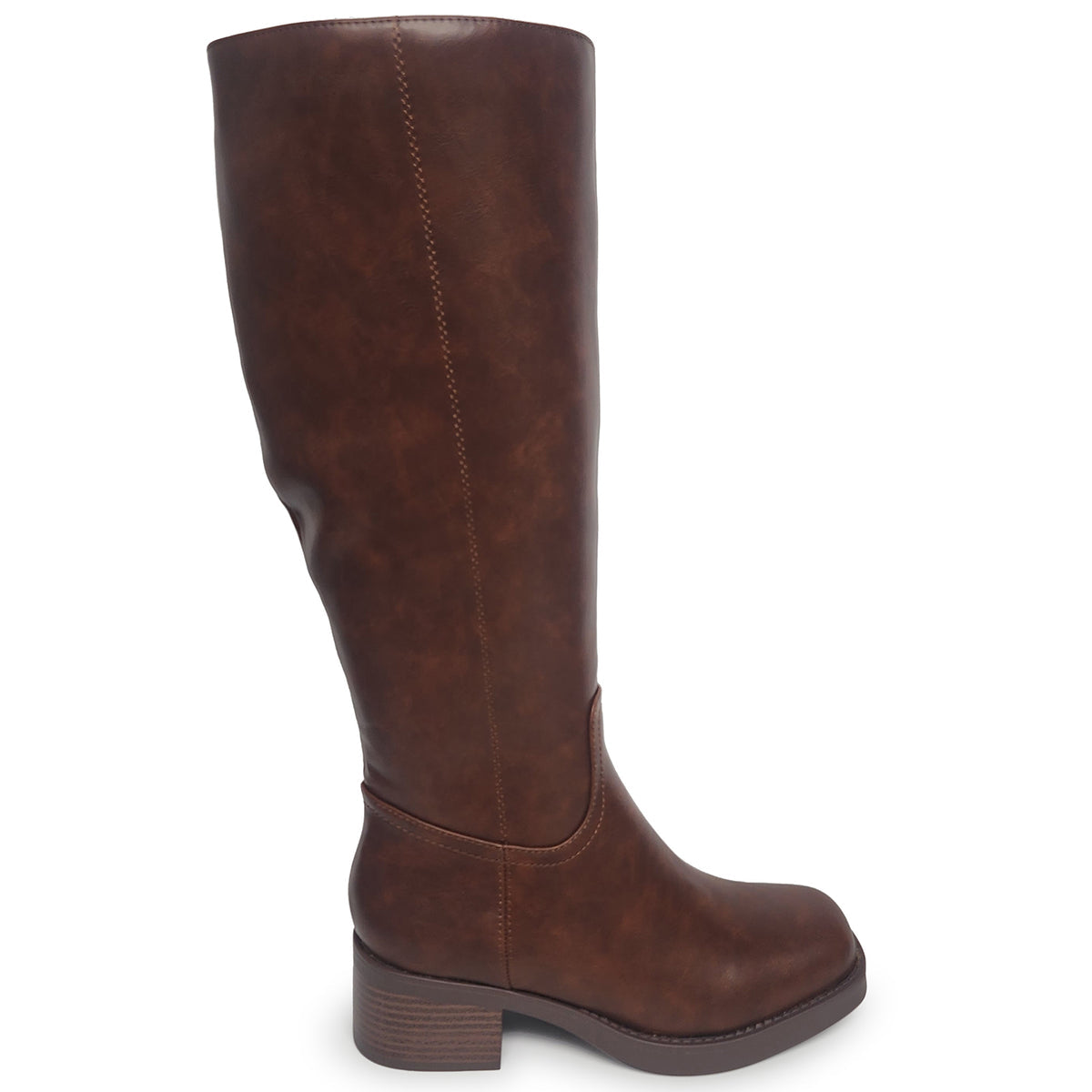 Charlotte Cognac Knee-High Boot