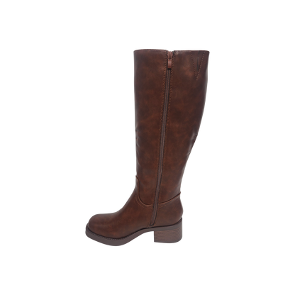 Charlotte Cognac Knee-High Boot