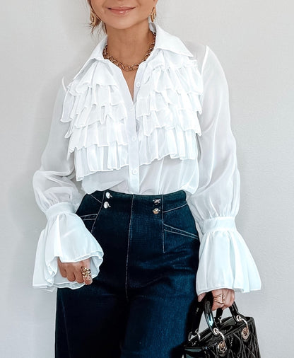 Love Story Ruffled Blouse