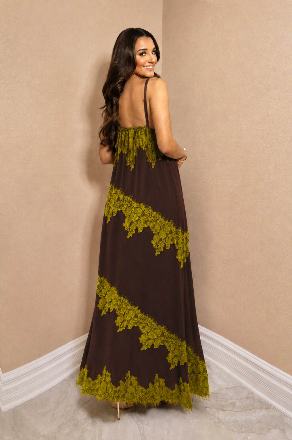 Vintage Romance Lace Maxi Dress