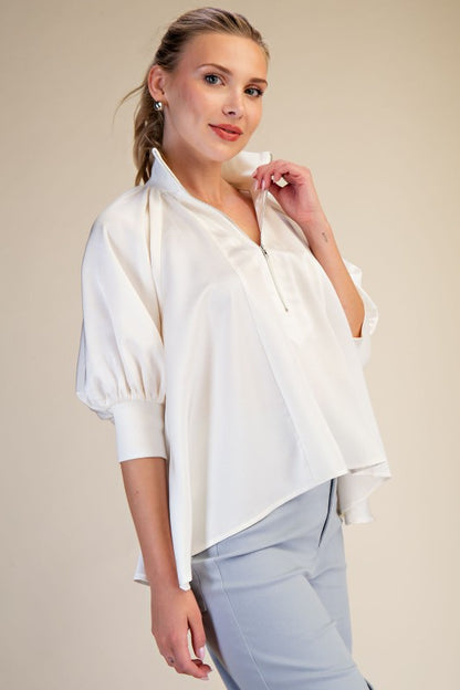 Timeless Charm Puff Sleeve Top