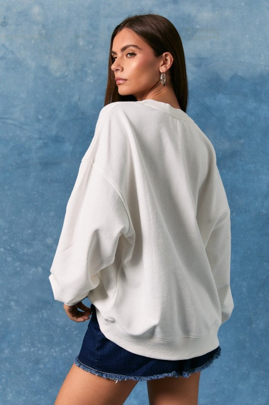 Americana Beach Babe Sweatshirt